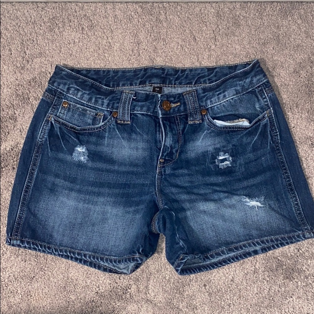 Denim shorts
